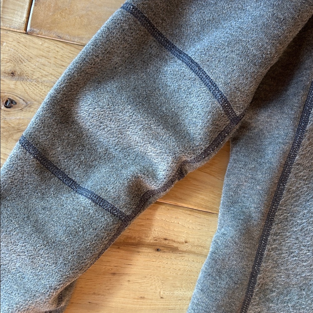 Men's Gray Alpaca fleece Jacket - Picture 8 of 12